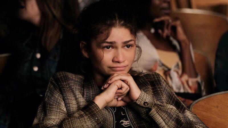 Zendaya como Rue na terceira temporada em "Euphoria"