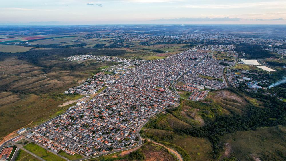 Vista aérea da Cidade Ocidental
