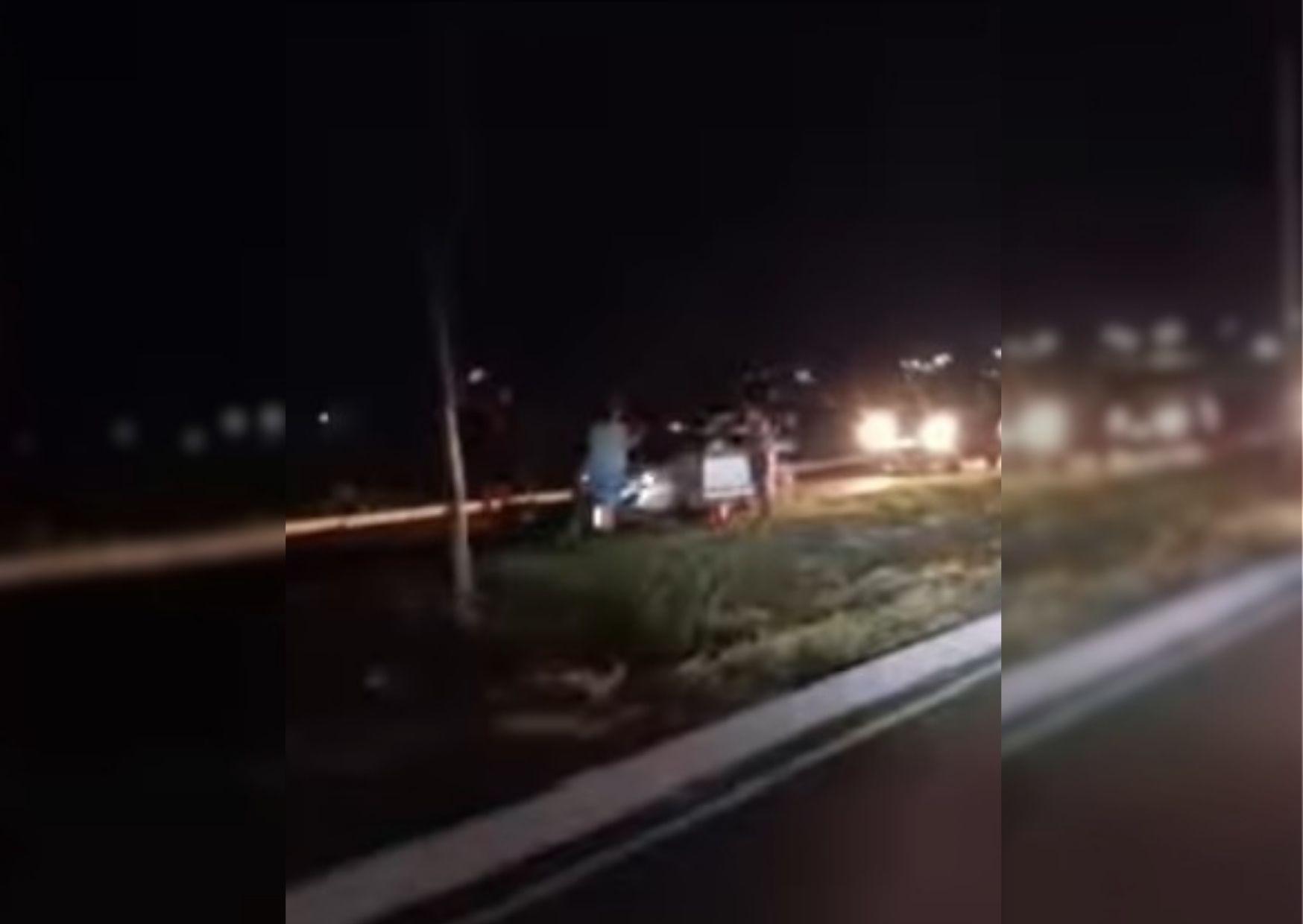 Falta de sinalização e iluminação podem ter provocado grave acidente na Cidade Ocidental