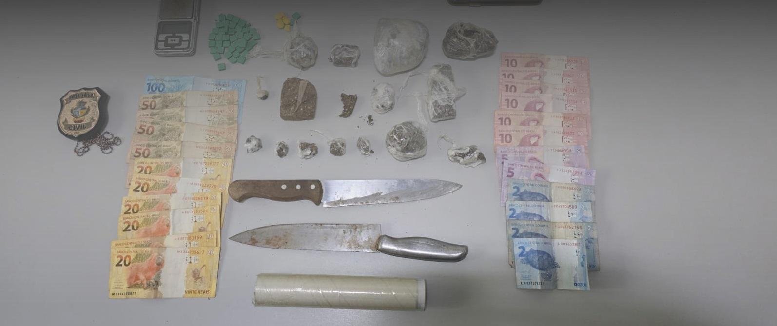 Apreensão de drogas realizadas pela PCGO em Formosa.